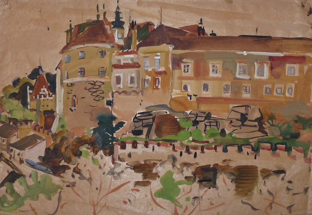 Jan Gerrit Jordens: Aquarel, Raabs 1936 kopen? Bied vanaf 300!