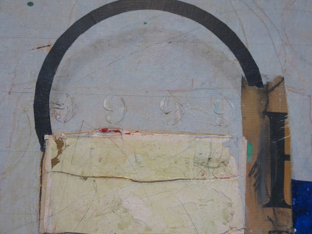 Cole Morgan: Olieverf en Collage op doek, 4 9's - Ingelijst kopen? Bied vanaf 2980!