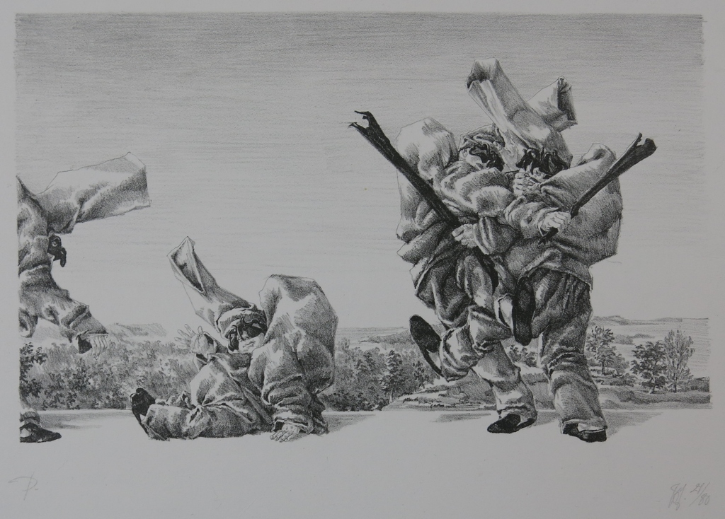 Peter Vos: Litho, Zonder titel kopen? Bied vanaf 70!