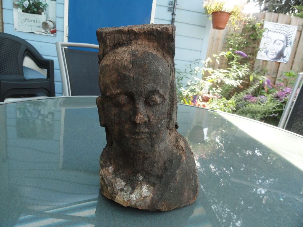Buy 19e eeuws houtsnijwerk - buste? Bid from 70!