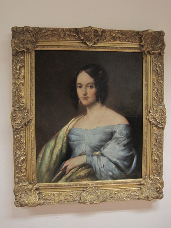 Fraai groot olieverf "portret van edele Dame" gesigneerd Jan Fransz  kopen? Bied vanaf 1!