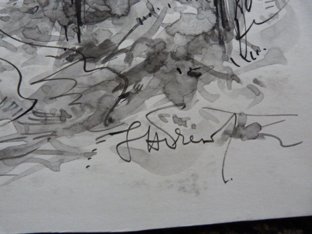 Jobst Heinrich Frese ( 1914 - 1986 ) - 3 x  tekening/aquarel kopen? Bied vanaf 1!