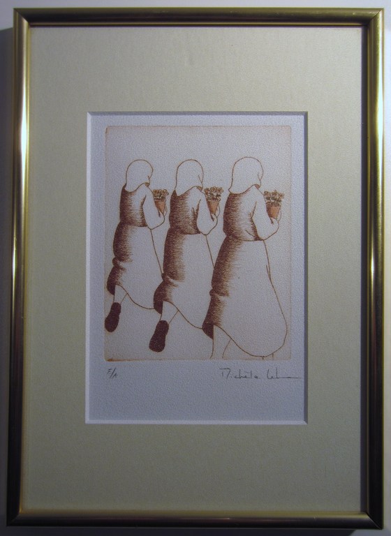 Michèle Lehmann - Zwitserland (1940) - kleurets kopen? Bied vanaf 60!