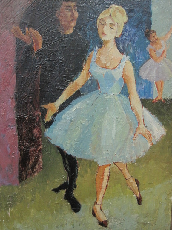 (Naar?) Aristide J.B. Maillol "la Danseuse 1921" oud olieverf op doek kopen? Bied vanaf 1!