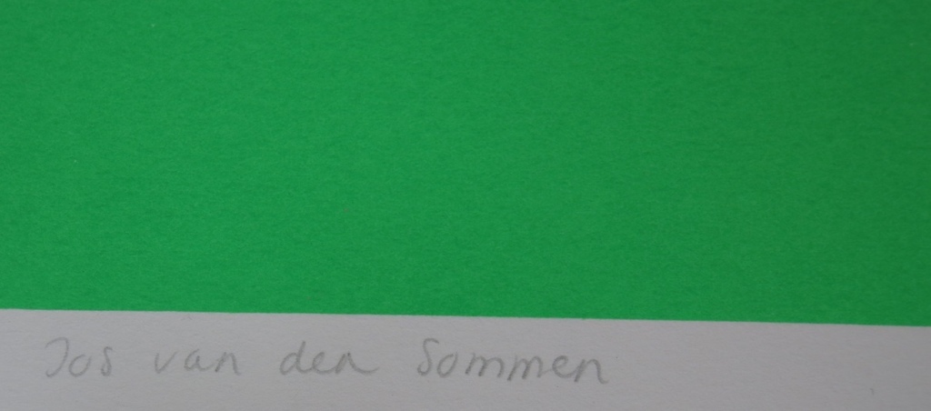 JOS van der SOMMEN   Gr Zeefdruk  LATER  Handgesigneerd uit 2002 kopen? Bied vanaf 30!