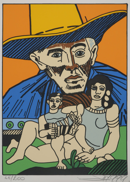 Erro: Zeefdruk, A travers... 8 verkocht voor € 51!