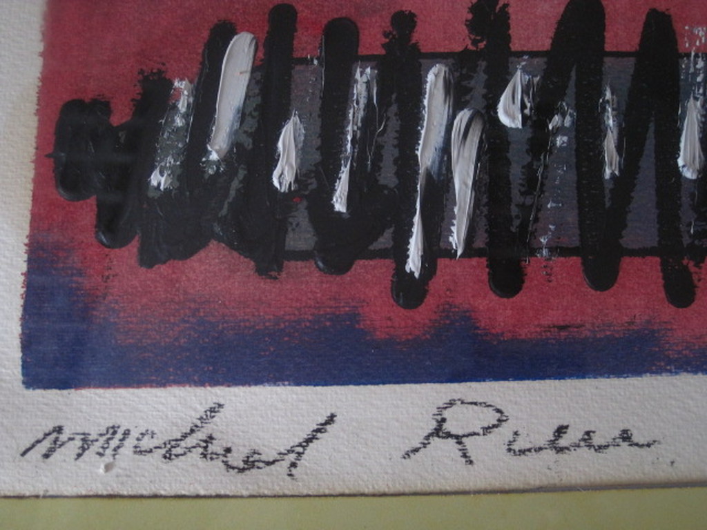 Heftig werk van Michael Rieu (Haarlem1953- ) gemengde techniek "abstract" 1983 kopen? Bied vanaf 1!