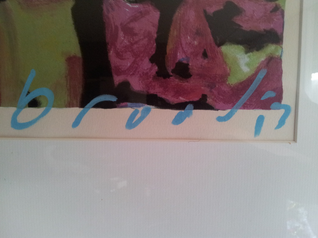 Herman Brood-ingelijste grote zeefdruk kopen? Bied vanaf 875!