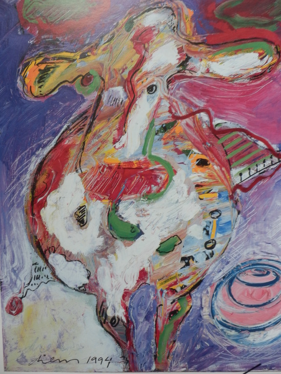 PETER DIEM  Giclee   IMPRESSIONISTIC COW  Handgesigneerd kopen? Bied vanaf 1!
