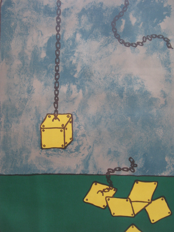 MARK BRUSSE - Lithografie 1973 - gesigneerd verkocht voor € 45!