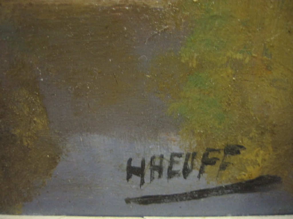 Mooi nabloei Haagse School olieverf "buiten Spaarne" van Herman Heuff 1875-1945 kopen? Bied vanaf 1!
