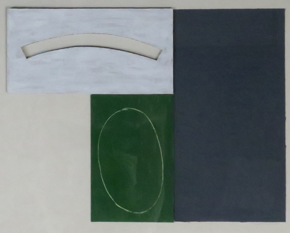 Bert Loerakker: Collage op papier, Zonder titel - Ingelijst kopen? Bied vanaf 1!