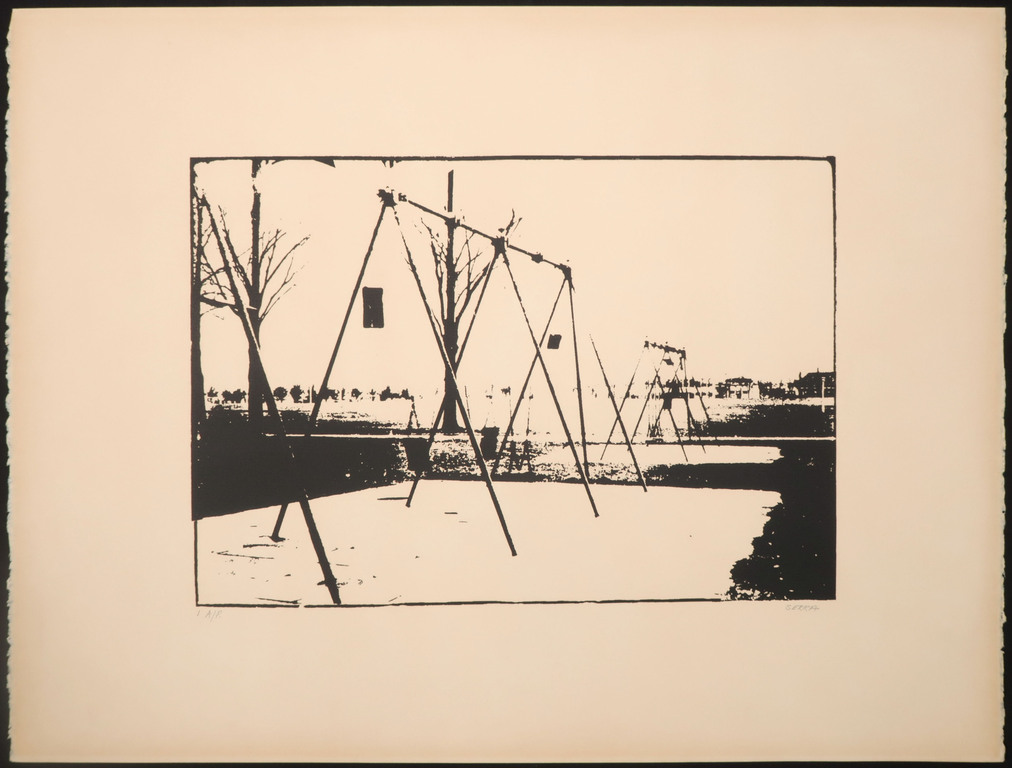 Paolo Serra: Zeefdruk, Schommels kopen? Bied vanaf 20!