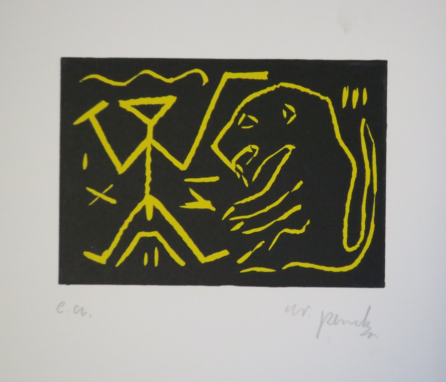 A.R. Penck: Lino, Z.T. kopen? Bied vanaf 250!