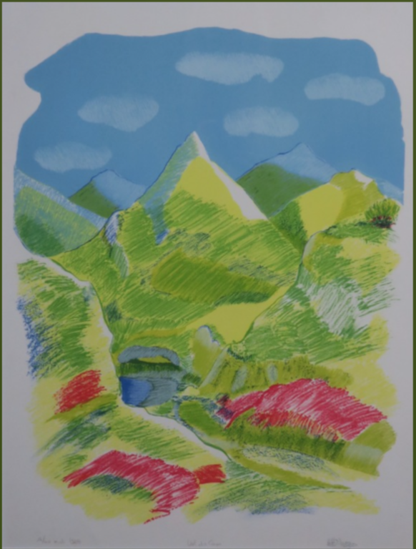 Ami Bernard Zillweger: Litho, Val da Cam - Ingelijst kopen? Bied vanaf 1!