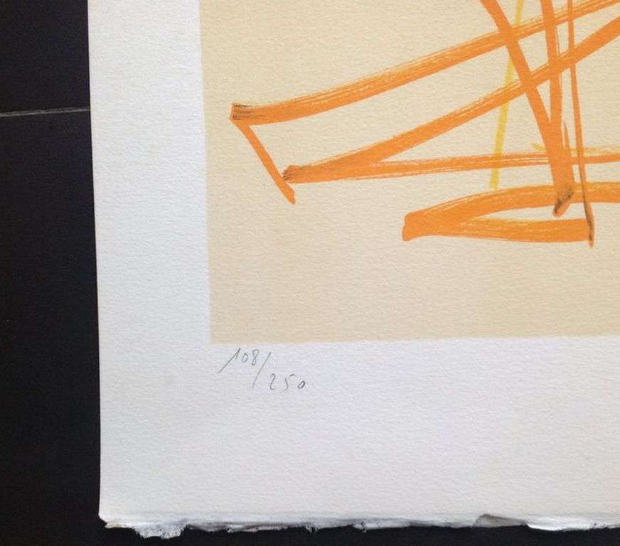 Salvador Dali, L' Archange, handgesigneerde lithografie 1973, serie Les Vitraux kopen? Bied vanaf 950!