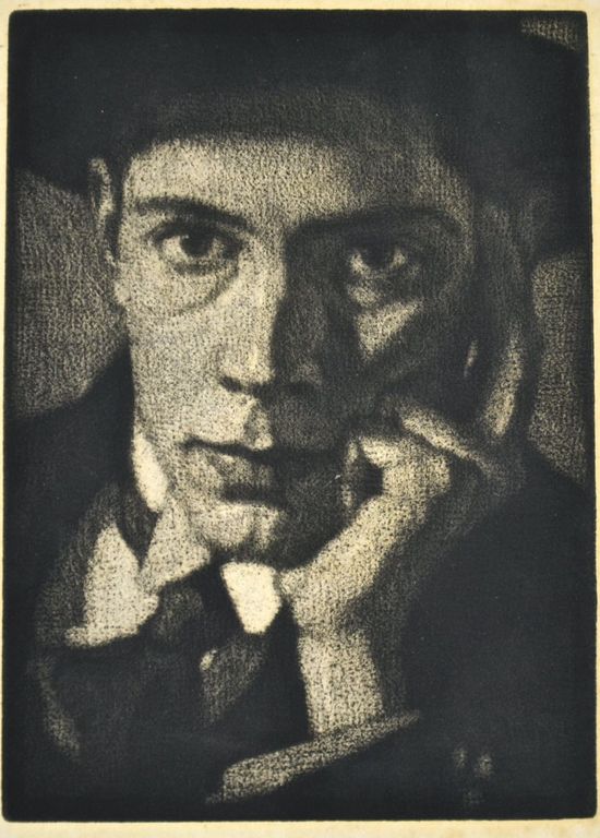 Stefan Eggeler: Mezzotint. Zelfportret kopen? Bied vanaf 20!