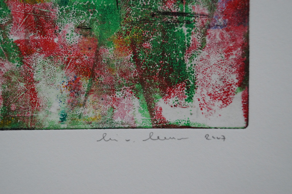 Lia van Leeuwen - gesigneerde ets - summertime III kopen? Bied vanaf 15!