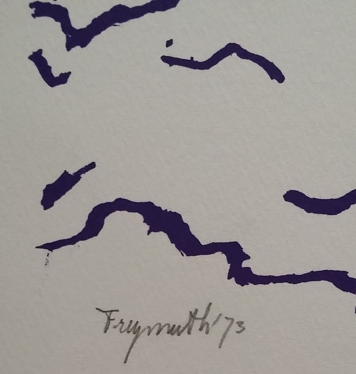 Alphons Freijmuth Lithografie - gesigneerd - 1973 kopen? Bied vanaf 50!