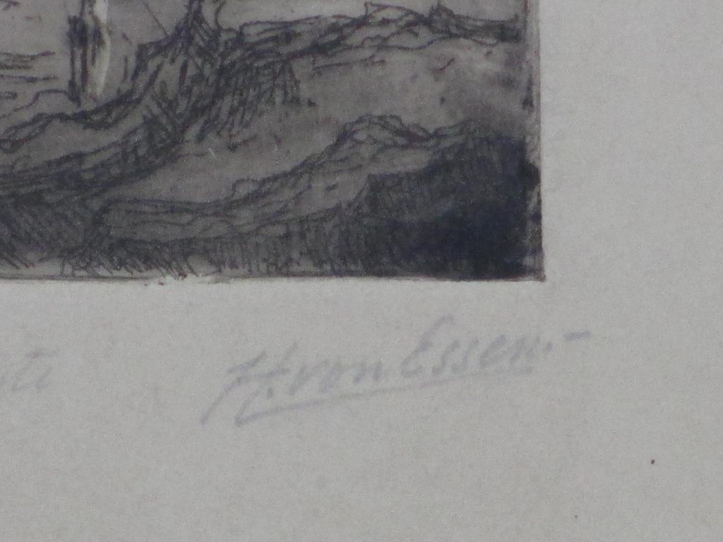 Hein von Essen, Exotisch landschap, Ets kopen? Bied vanaf 40!