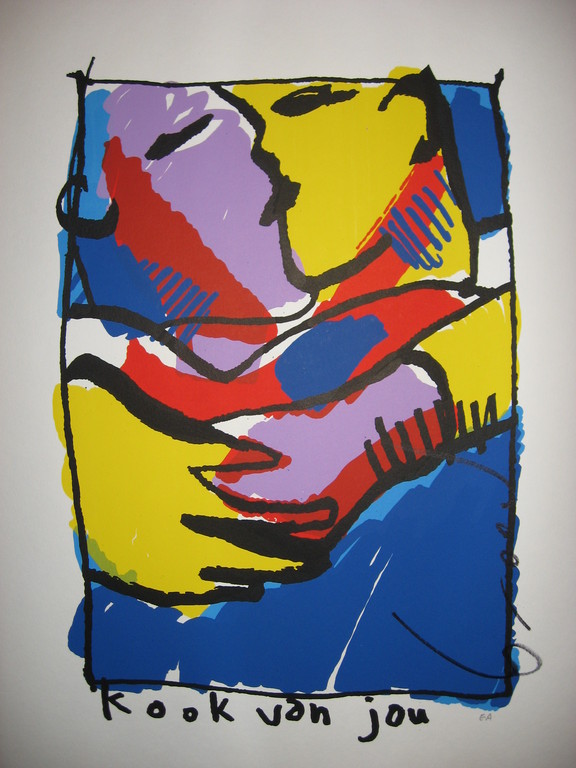Herman Brood: Zeefdruk - 'Kook van jou' - EA examplaar kopen? Bied vanaf 159!