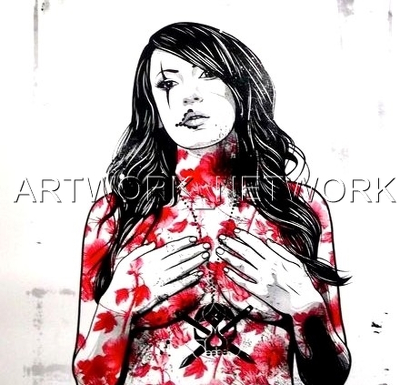 SEEL - "Cry now, smile later" - signed silkscreen print - edition 25 cop. kopen? Bied vanaf 1!