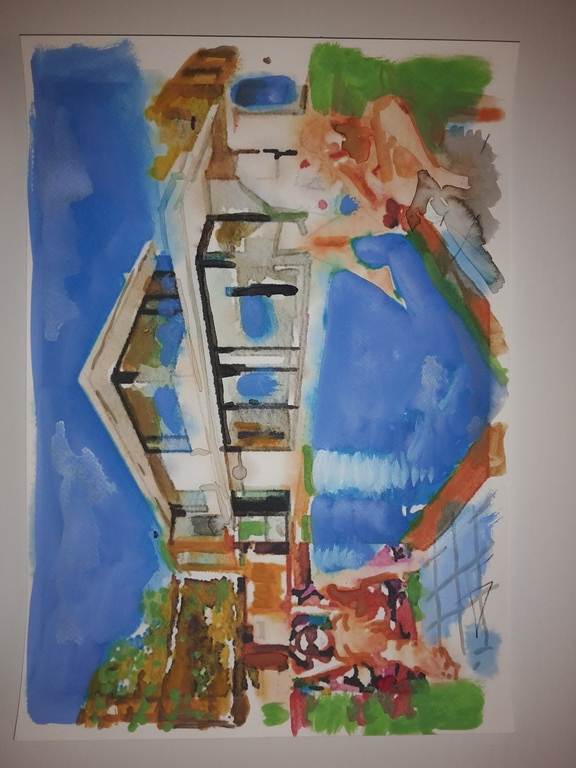 Peter Klashorst - Bored housewives - gemengde techniek op papier - gesigneerd kopen? Bied vanaf 75!