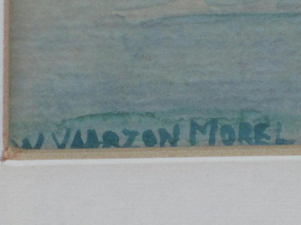 Wim Vaarzon Morel sr., Vissersschip voor de Zeeuwse kust, Aquarel  kopen? Bied vanaf 70!