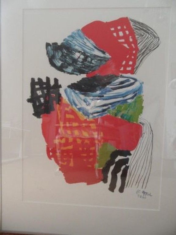 KAREL APPEL, THOUGHT'S BOOMERANG Litho 2000, certificaat kopen? Bied vanaf 99!