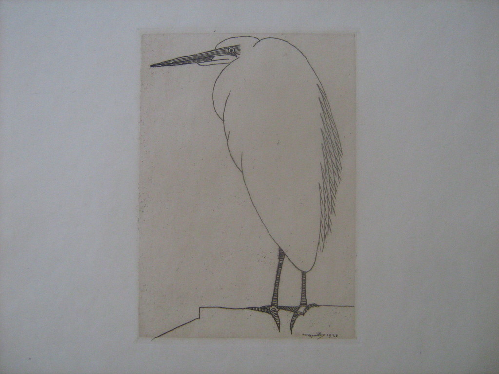 Zilverreiger - 1928 - Samuel Jessurun de Mesquita, Amsterdam - Ets kopen? Bied vanaf 300!