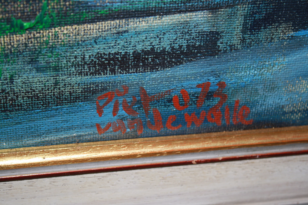 ABSTRACT LANDSCHAP VAN PIET VAN DE WALLE kopen? Bied vanaf 1!