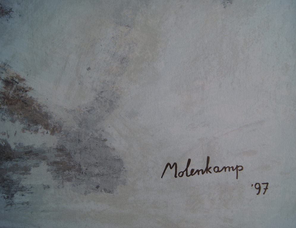 Nico Molenkamp gesigneerde kleurenlitho 'Witte vogel' - 1997 - oplage 150 ex. kopen? Bied vanaf 350!