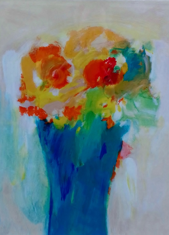 Zeefdruk van Eugene Brands ( CoBrA) - Blauwe Vaas kopen? Bied vanaf 275!