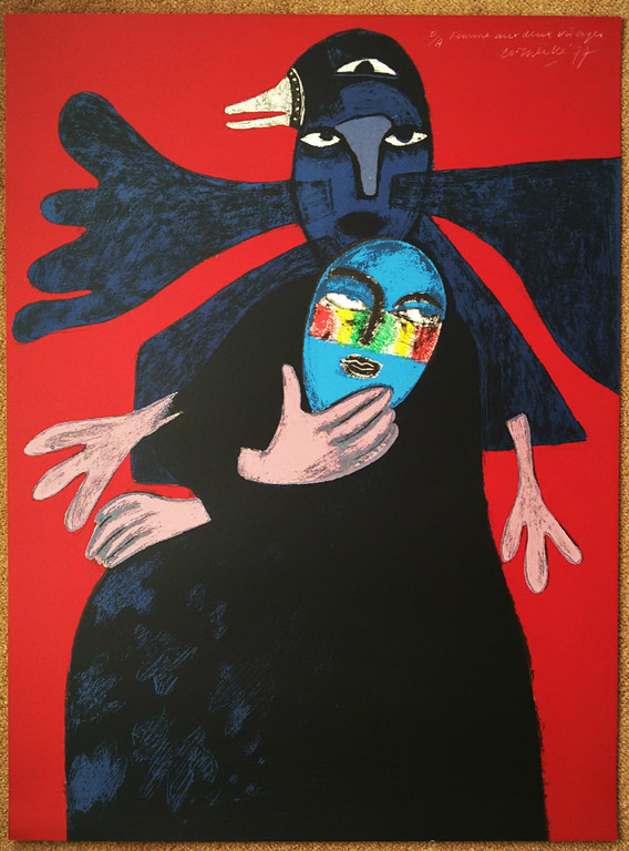 Corneille - Femme aux deux visages, litho kopen? Bied vanaf 275!