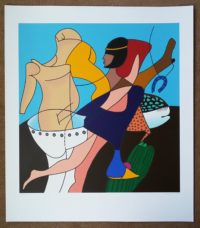 Jules Bekker - Anthony and Cleopatra, zeefdruk kopen? Bied vanaf 10!