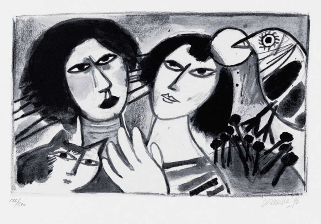 Corneille: Zeefdruk, L'amour au jour le jour 8 verkocht voor € 340!