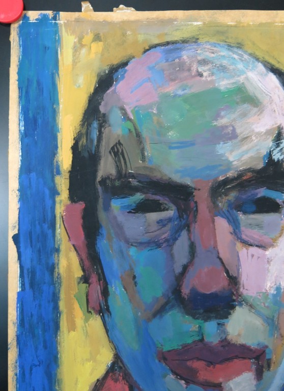 Jan Battermann: Gouache, Zelfportret van de schilder en zijn vrouw kopen? Bied vanaf 140!