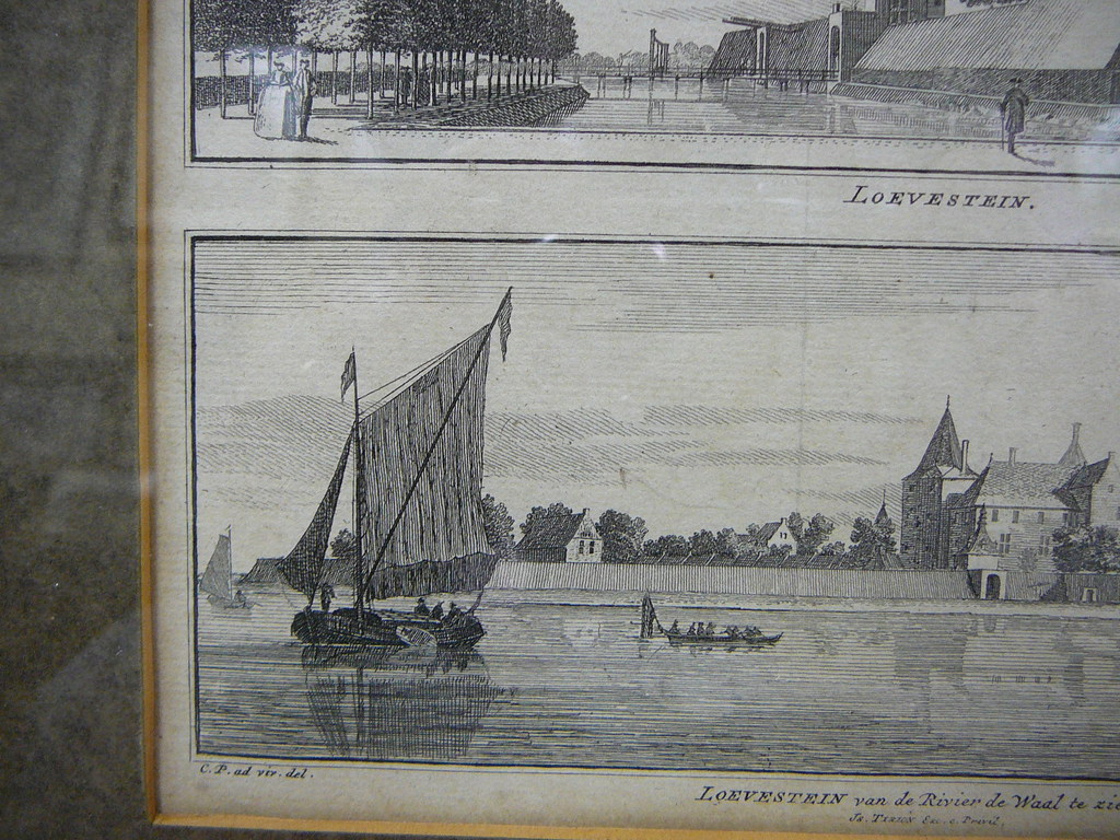 Loevestein- dubbele gravure van  H Spilman 172-1784 kopen? Bied vanaf 40!