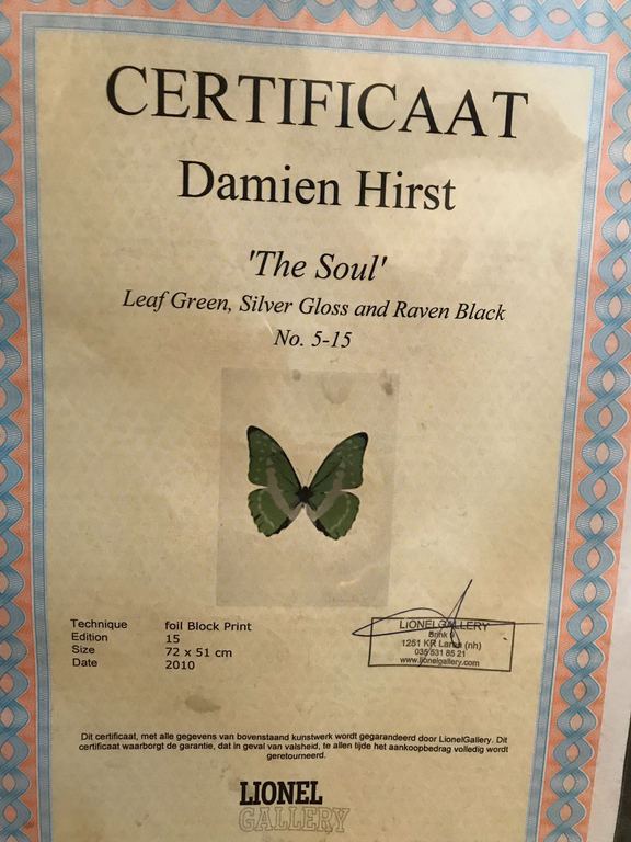 Damien Hirst: The Soul, Leaf Green, Silver Gloss and Raven Black No. 5-15 kopen? Bied vanaf 6500!