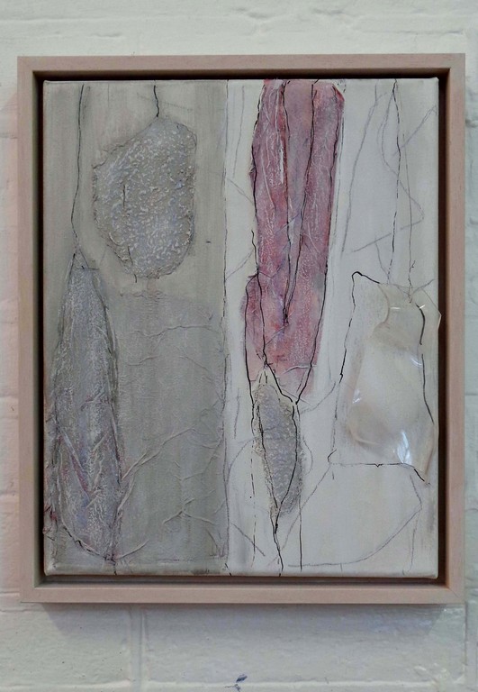 Riks Vos, collageschildering, Lichtspel kopen? Bied vanaf 35!