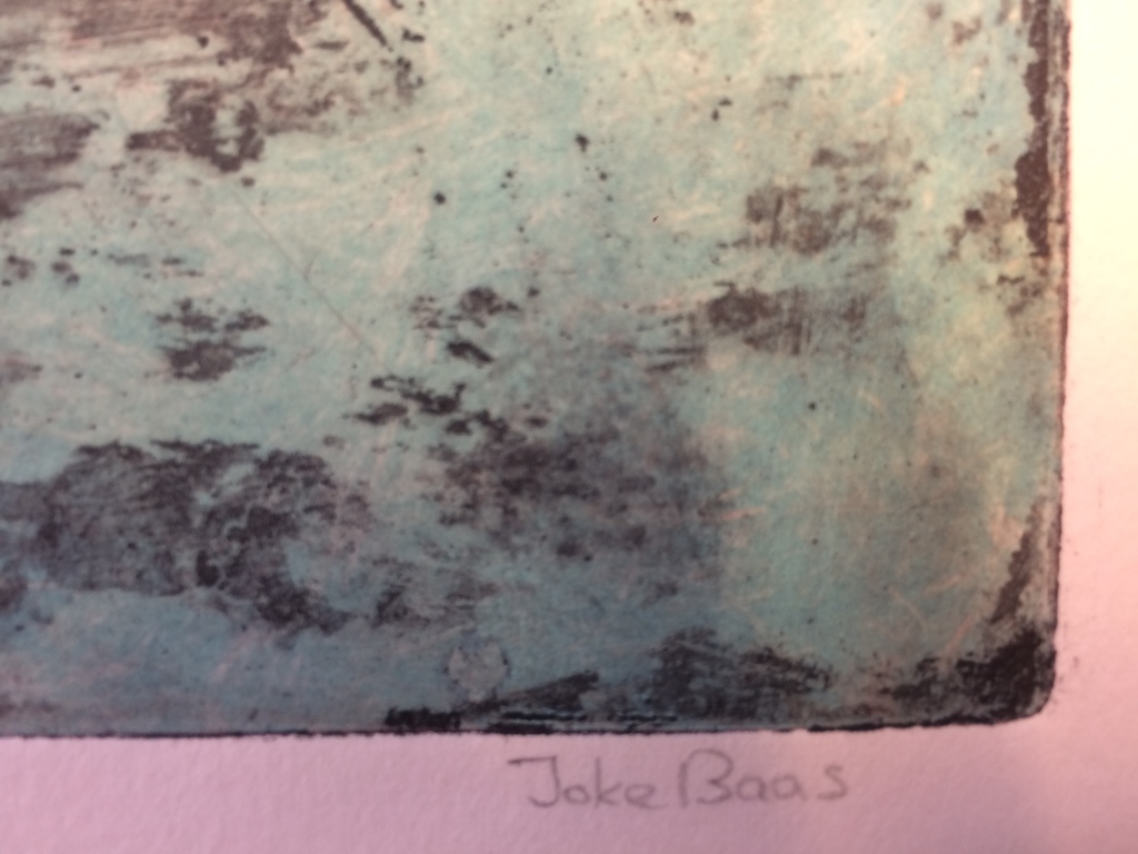 Joke Baas, verfijnde ets uit 1991 in prima conditie: 1/6 kopen? Bied vanaf 1!