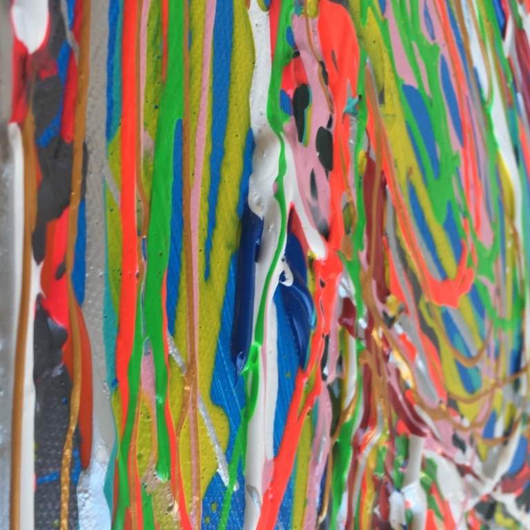 LamBert ,  gemengde technieken op doek Titel: Love=..... kopen? Bied vanaf 1!