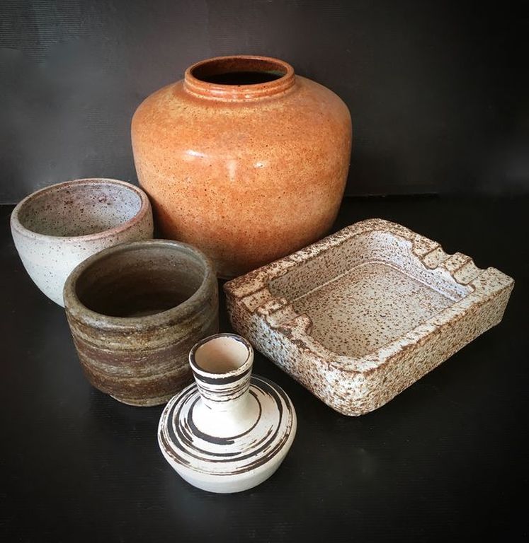 Zaalberg - Kavel van 5 stuks keramiek - Midden 20e eeuw, Leiderdorp -gemerkt kopen? Bied vanaf 25!