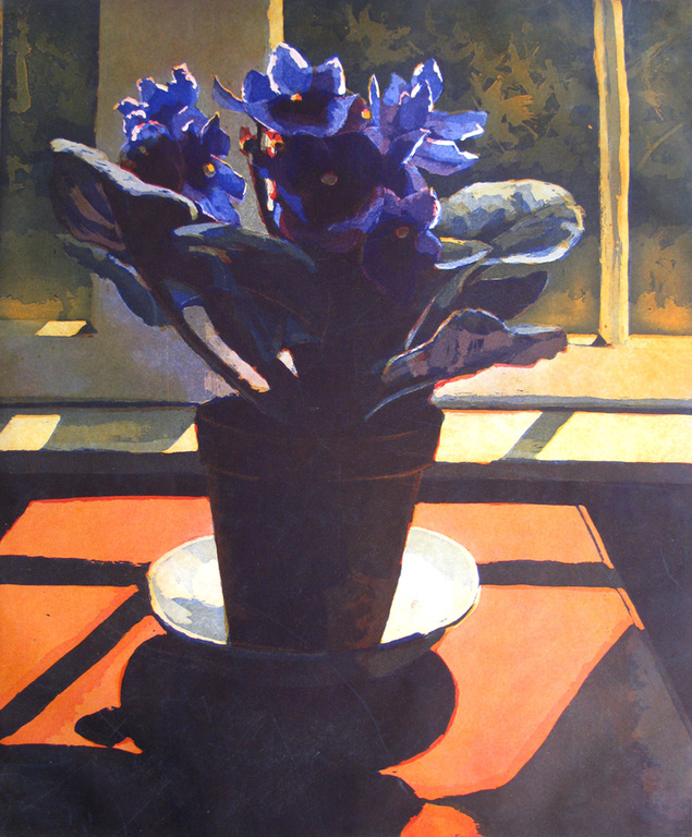 MARCEL SCHELLEKENS, Kaaps Viooltje, kleurets verkocht voor € 253!