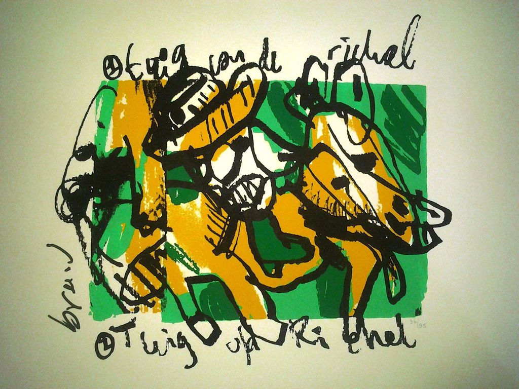 Herman Brood - Tuig van de richel - gesigneerde zeefdruk - HBM certificaat kopen? Bied vanaf 149!