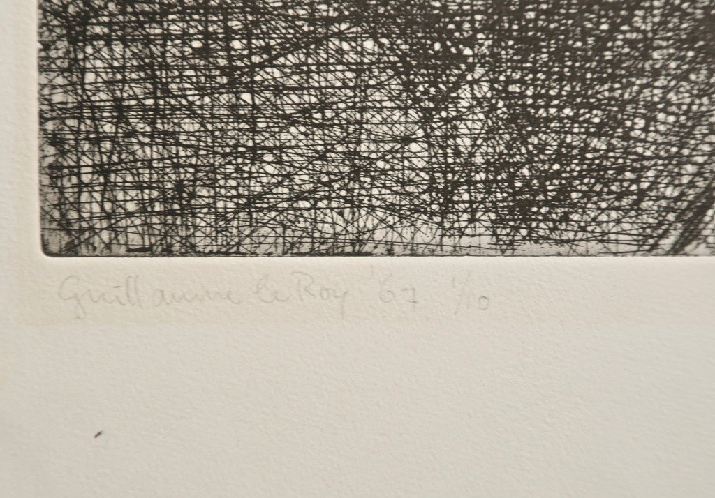 Guillaume le Roy: Ets, Zonder titel kopen? Bied vanaf 35!