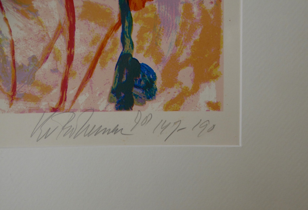 Kees van Bohemen, (1928-1985) zeefdruk met de titel Clara kopen? Bied vanaf 1!