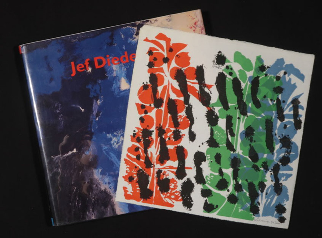 Jef Diederen: Lino op Rijstpapier, Z.T. + Boek verkocht voor € 65!