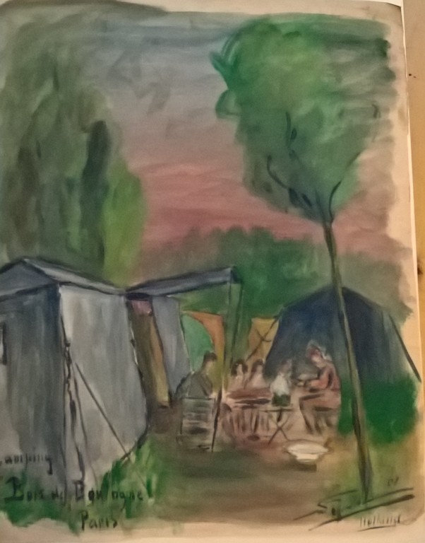  Jurcka W, gouache, bois de bologne paris kopen? Bied vanaf 80!