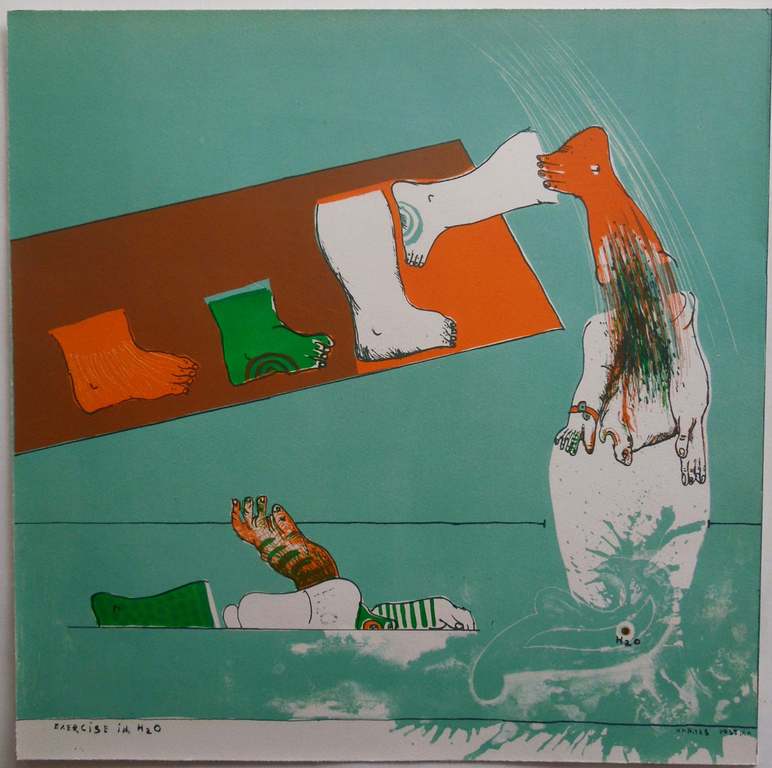 HANNES POSTMA (* 1933 Haarlem) - Originele Litho - handgesigneerd - 35 Ex. kopen? Bied vanaf 10!